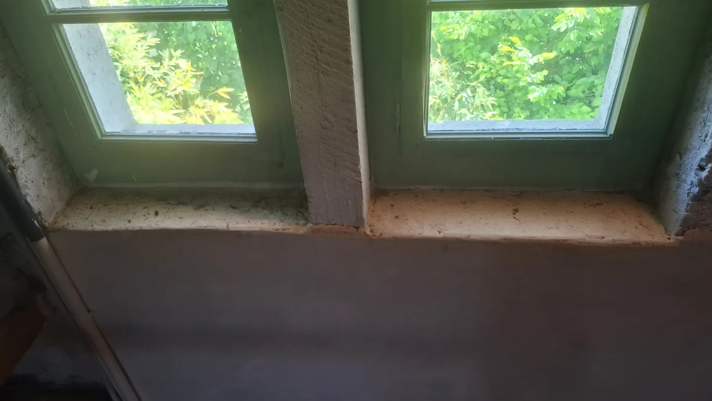 Fenster & Falze vor der Reinigung